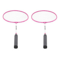 HMS Set od 2 reketa za badminton i najlonske loptice NILS NRZ001 roza HMS Set od 2 reketa za badminton i najlonske loptice NILS NRZ001 roza
