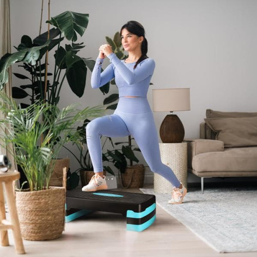 HMS Aerobic Step AS002 crno-plavi HMS Aerobic Step AS002 crno-plavi