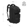 HMS ruksak NILS Camp NC3902 Ranger crni 45L HMS ruksak NILS Camp NC3902 Ranger crni 45L