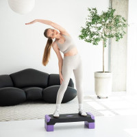 HMS Steper za aerobik i vježbe ravnoteže L, ljubičasti 