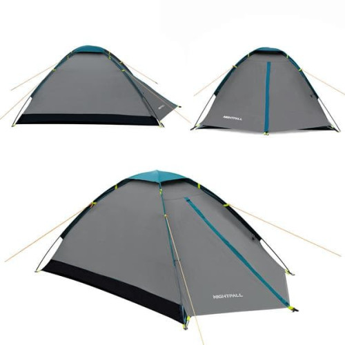 Nils Camp Nightfall šator za kampiranje za 2 osobe, sivo-plavi Nils Camp Nightfall šator za kampiranje za 2 osobe, sivo-plavi