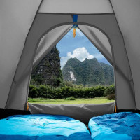 Nils Camp Nightfall šator za kampiranje za 2 osobe, sivo-plavi Nils Camp Nightfall šator za kampiranje za 2 osobe, sivo-plavi