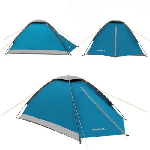 Nils Camp Nightfall šator za kampiranje za 2 osobe, plavo-sivi Nils Camp Nightfall šator za kampiranje za 2 osobe, plavo-sivi