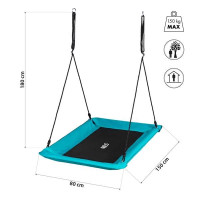 HMS Turquoise Swing Nest za djecu i odrasle HMS Turquoise Swing Nest za djecu i odrasle