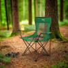 Zeleno-crna sklopiva turistička stolica Nils Camp Zeleno-crna sklopiva turistička stolica Nils Camp