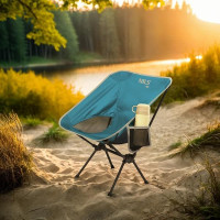 Nils Camp plava ultralagana fotelja 