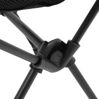 Crna ultra-lagana sklopiva stolica 