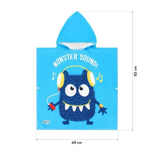 HMS Ručnik - pončo od mikrofibre NILS aqua NAR20 Monster 