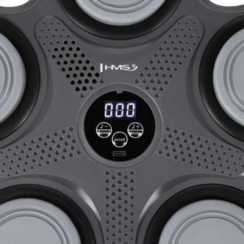 HMS elektronička meta za boks TB11 s LED-om, Bluetoothom i rukavicama (stroj za glazbeni boks) 