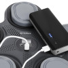 HMS elektronička meta za boks TB11 s LED-om, Bluetoothom i rukavicama (stroj za glazbeni boks) 