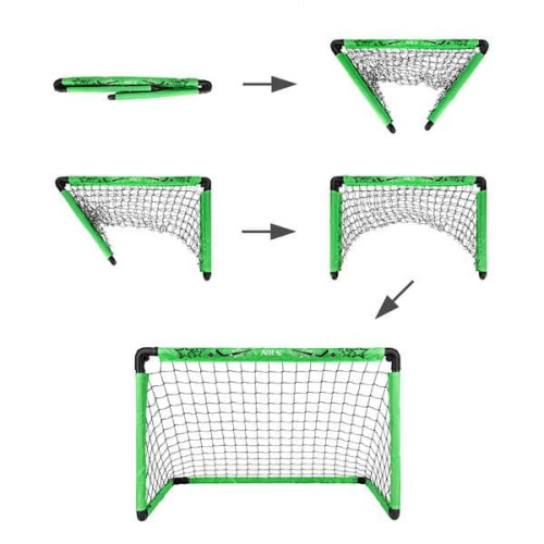 HMS Goal set, 2 floorballs i 1 lopta NILS BRH2521 HMS Goal set, 2 floorballs i 1 lopta NILS BRH2521