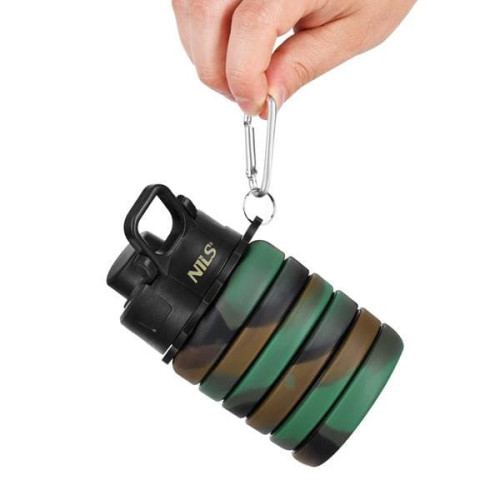 Silikonska sklopiva boca za vodu NC4106 500 ml NILS CAMP 