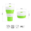 NC4103 silikonska termos šalica 600ML NILS CAMP svijetlozelena NC4103 silikonska termos šalica 600ML NILS CAMP svijetlozelena
