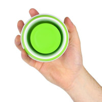 NC4103 silikonska termos šalica 600ML NILS CAMP svijetlozelena 