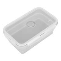 Siva sklopiva kutija za ručak od 1200 ml, NILS CAMP posuda 