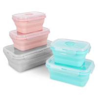 Sklopiva kutija za ručak boje mente 355 ml NILS CAMP Sklopiva kutija za ručak boje mente 355 ml NILS CAMP