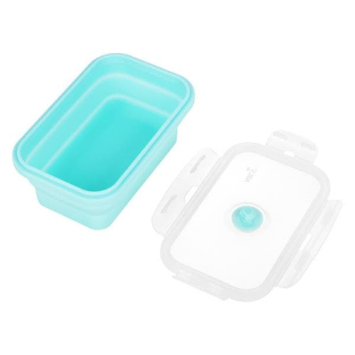 Sklopiva kutija za grickalice boje mente, 500 ml, NILS CAMP posuda Sklopiva kutija za grickalice boje mente, 500 ml, NILS CAMP posuda