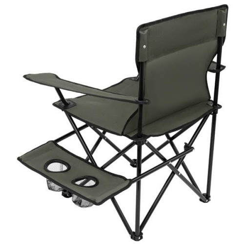 Sklopiva kamperska stolica s držačem, kaki NC3301 