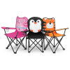 NILS Zabavna dječja sklopiva kamperska stolica NC3305 tigrasta 