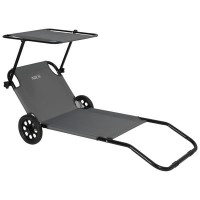 Sklopiva stolica za plažu Nils Camp u sivoj boji 