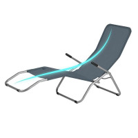 HMS Ležaljka NILS Camp NC3017 siva 