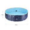 HMS Sklopivi bazen za pse NILS NC2805 120x30 cm HMS Sklopivi bazen za pse NILS NC2805 120x30 cm