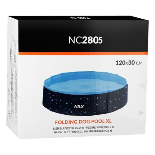 HMS Sklopivi bazen za pse NILS NC2805 120x30 cm HMS Sklopivi bazen za pse NILS NC2805 120x30 cm