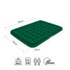Napuhni krevet za dvoje 203x152x22 cm, zeleni NC2803 