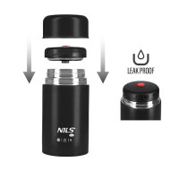 Crna termosica za hranu Nils Camp, 1000ml, težina 650g Crna termosica za hranu Nils Camp, 1000ml, težina 650g
