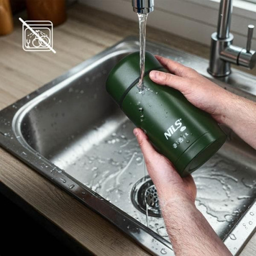 Nils Camp termosica za hranu, zelena, 1000 ml, s poklopcem koji se zatvara Nils Camp termosica za hranu, zelena, 1000 ml, s poklopcem koji se zatvara