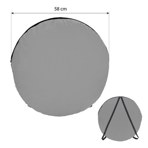 Siva sklopiva kabina za presvlačenje i tuširanje, 1850 g Siva sklopiva kabina za presvlačenje i tuširanje, 1850 g