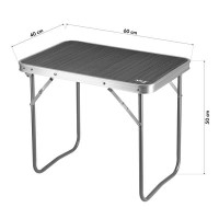 Sivi kamperski stol Nils Camp, dimenzije 60x40x50cm, 30kg 