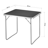 Sivi kamperski stol Nils Camp, dimenzije 80X60X70 cm, 3 kg 