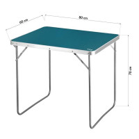 Plavi kamperski stol Nils Camp, dimenzije 80x60x70cm, 30kg 