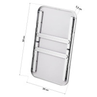 Nils Camp mali sivi stol za kampiranje, 20 kg, 50x30x20 cm 