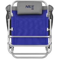 Sklopiva kamperska stolica Nils Camp sivo-plava Sklopiva kamperska stolica Nils Camp sivo-plava