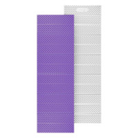 Sklopiva pjenasta prostirka za spavanje s reflektirajućim slojem, ljubičasta 