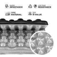 Sklopivo pjenasto sjedalo za planinarenje, crno 