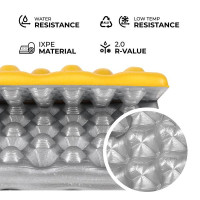 Žuta turistička sjedalica s reflektirajućim slojem 