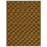 Smeđe sklopivo sjedalo za planinarenje 