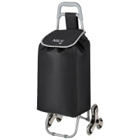 Torba za kupovinu na kotačima 40L crna Nils Camp NC17206 