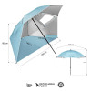 Suncobran za plažu / paravan 240 cm, plovci Nils Camp Suncobran za plažu / paravan 240 cm, plovci Nils Camp