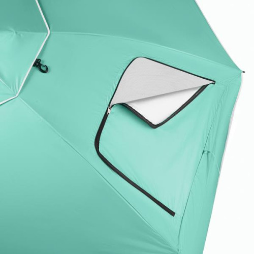 Zeleni suncobran za plažu / paravan 240 cm Nils Camp Zeleni suncobran za plažu / paravan 240 cm Nils Camp