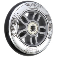 Crni PU kotači (4 kom) + ABEC-9 kromirani (8 kom) 