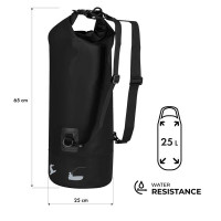Vodootporna torba 25 litara crna 