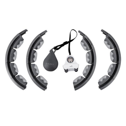 Crni masažni hula hoop + pojas za mršavljenje Crni masažni hula hoop + pojas za mršavljenje