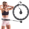 Crni masažni hula hoop + pojas za mršavljenje Crni masažni hula hoop + pojas za mršavljenje
