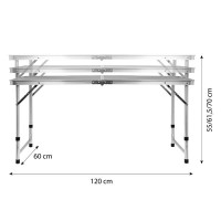 Sklopivi kamperski stol sive boje Nils Camp 