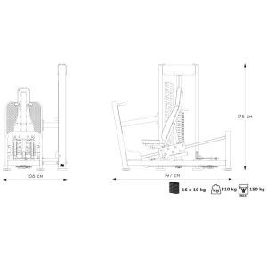 LEG PRESS MARBO MP-U217 