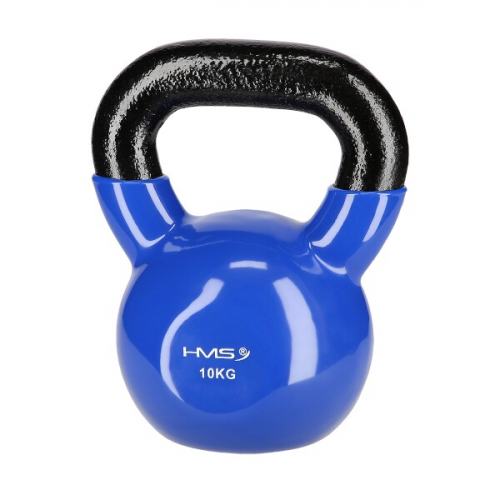 HMS Kettlebell presvučen vinilom KN 10 kg, plavi 